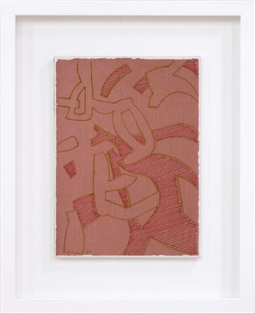 Carla Accardi, Rosso verde, 1997, tempera su carta, cm 24,5x34,5, opera...