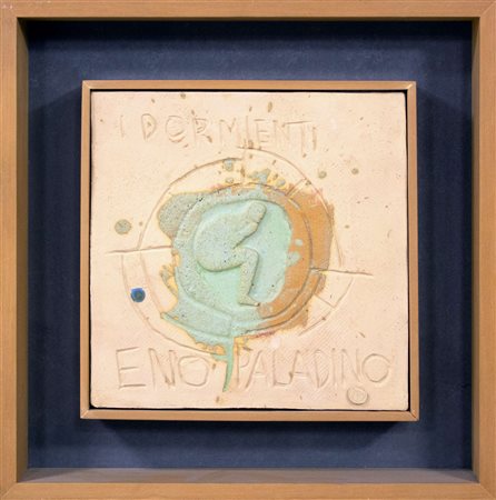Mimmo Paladino, Dormienti, 2000, erracotta refrattaria dipinta a mano, cm...