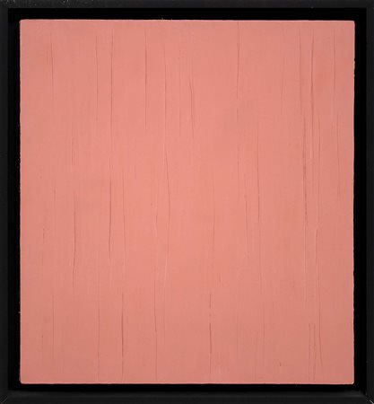 Christiane Conrad, Rosa, 2002, olio su tela, cm 63x58, autentica su foto con...