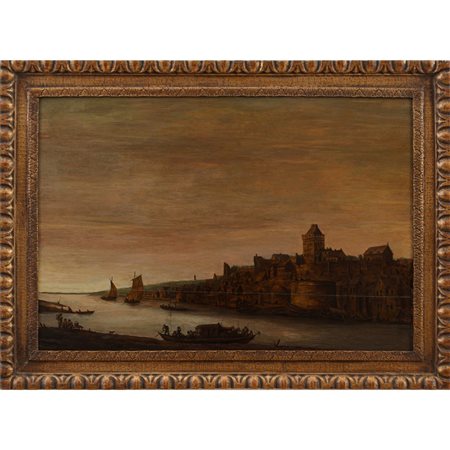 SCUOLA FIAMMINGA DEL XVIII SECOLO, Olio su tavola di rovere