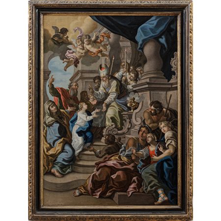 SCUOLA TEDESCA DELLA FINE DEL XVII SECOLO, Olio su tela