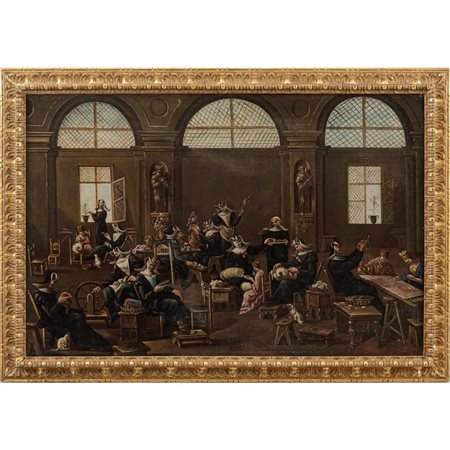 SCUOLA BOLOGNESE DELLA FINE DEL XVII SECOLO, Olio su tela