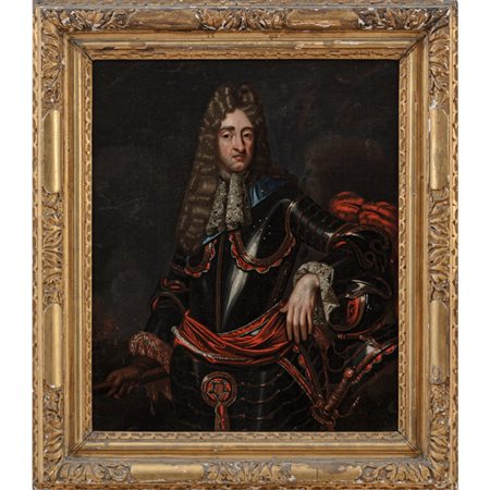 JOHANN GOTTFRIED AUERBACH (Attr.le), Olio su tela