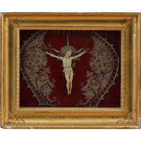 MANIFATTURA ITALIANA DEL XIX SECOLO, Scultura in avorio