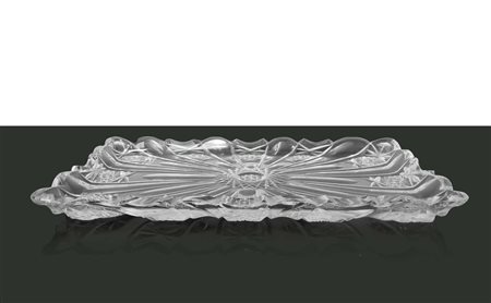 Vassoio in cristallo