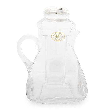FINEW Set di 2 Caraffe in Vetro da 1 Litro Con Coperchio, Più Spesse e Forti, pe