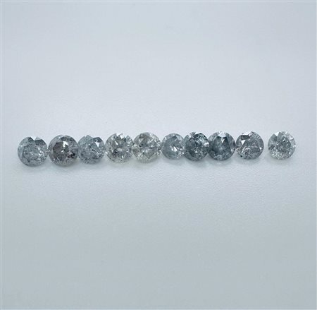 10 DIAMANTI 5,46 CARATI MIX COLORS - I2-3 - C31113-26-1