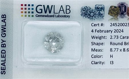 DIAMANTE 2,73 CT H - I3- C40206-7