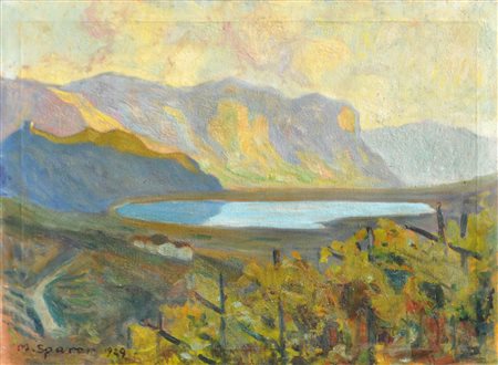 Max Sparer (Söll, Tramin 1886 - Bozen/Bolzano 1968) Lago di Caldaro,...