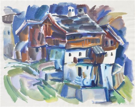 Herbert Danler (Fulpmes 1928 - Telfes im Stubaital 2011) Villaggio di...