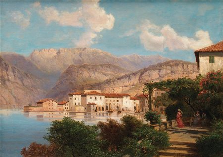 Georg Engelhardt (Mühlhausen 1823 - Charlottenburg/Berlin 1883) Torbole, 1860...