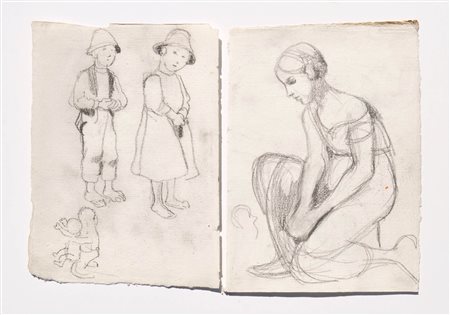 Matthäus Schiestl (Gnigl, Salzburg 1869 - München 1939) 23 fogli con disegni,...