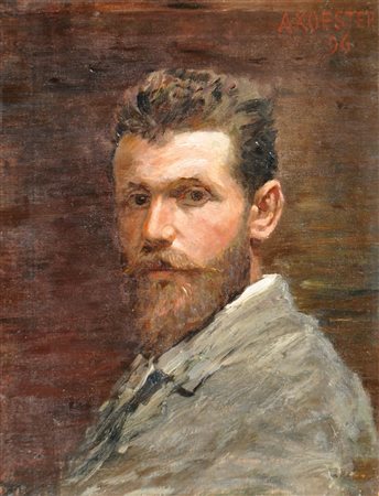 Alexander Koester (Bergneustadt 1864 - München 1932) Ritratto di un giovane...