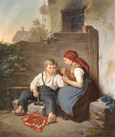 Ludwig Vollmar (Säckingen 1842 - München/Monaco di Baviera 1884) La...
