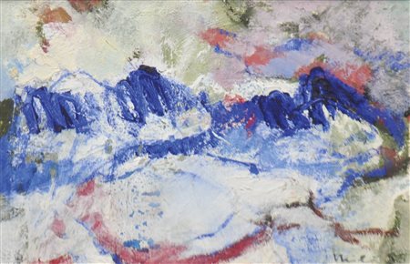 Mili Schmalzl (St. Ulrich in Gröden/Ortisei 1912 - 2006) Paesaggio di...