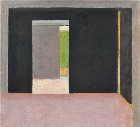 Robert Bosisio (Truden/Trodena 1963,) Senza titolo, 2001/02;Olio su tela, 50...