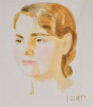 Josef Durst (Wien/Vienna 1878 - Brixen/Bressanone 1950) Ritratto di...