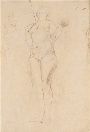 Henry Moore (Castelford 1898 - Perry Greene 1986) Due studi di nudi di figura...