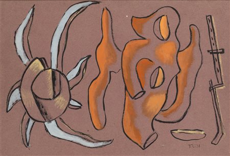Fernand Léger (Argentan 1881 - Gif-sur-Yvette 1955) Composition, 1931;Gouache...