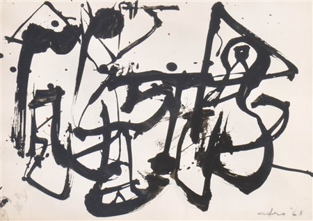 Afro Basaldella (Udine 1912 - Zürich/Zurigo 1976) Senza titolo, 1965;China su...