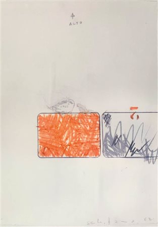 Mario Schifano Al Churms 1934 - Rom/Roma 1998) Senza titolo, 1962;Matita,...