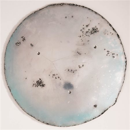 Paolo Icaro (Turin/Torino 1936) Incontro Fontana, cerchio, 1972;Acciaio Inox...