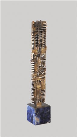 Arnaldo Pomodoro (Morciano di Romagna 1926) Stele, 1977;Argento, base in...
