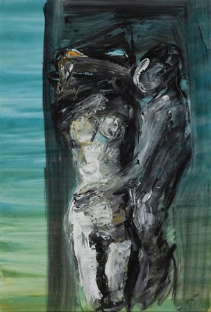 Vittorio Tavernari (1919 - 1987) Ohne Titel, 1969;Tempera su carta, 61 x 42,5...