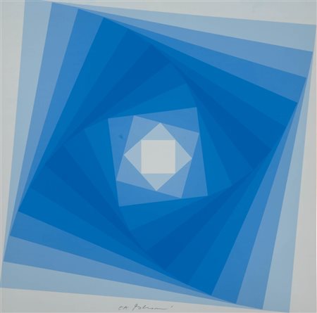 Jurai Dobrovic (1934) Senza titolo;Serigrafia a col. su carta, 48 x 48 cm...