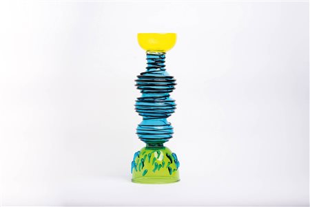 Ettore Sottsass (Innsbruck 1917 - Milano 2007) Vaso Alioth per Memphis,...