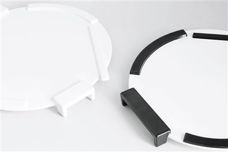 Ettore Sottsass (Innsbruck 1917 - Milano 2007) Due piatti ET3 per Ettore...