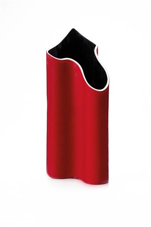 Timo Sarpaneva Vaso modello "Kelo";Vaso in vetro opalino bicolore (color...