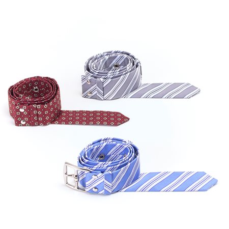 Hermes  
Fibbia Hermès con tre ricambi in seta Hermès 
 