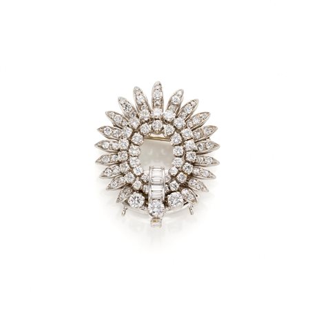  
Spilla in oro chiusura con diamanti 
 