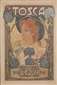Leopoldo Metlicovitz 1868-1944 Tosca Litografia a colori In basso a destra...