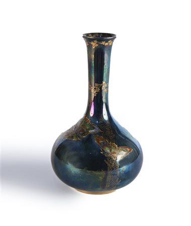 Vaso in ceramica a lustro, Devon Rural Lustrine Fieldings, Inghilterra, inizi...