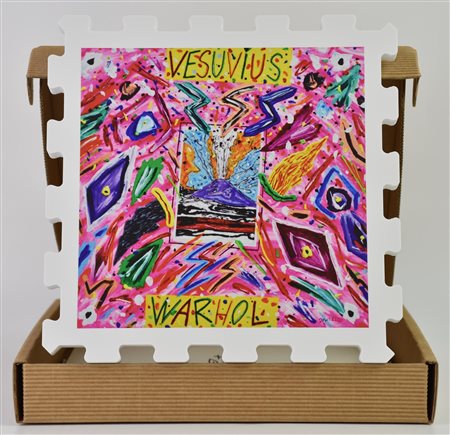 Bruno Donzelli VESUVIUS WARHOLstampa UV su FX high quality bianco, cm...