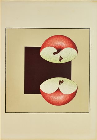 Vanni Viviani DUALISMO litografia, cm 50x70; es.15/100 firma e tiratura...