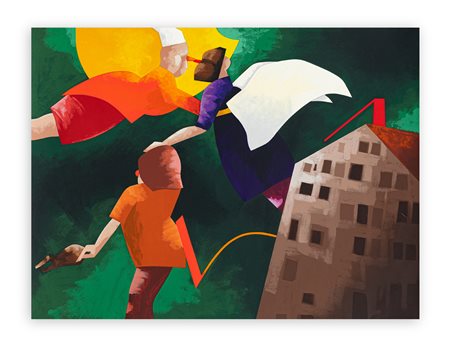 EMILIO TADINI (1927-2002) - Senza Titolo