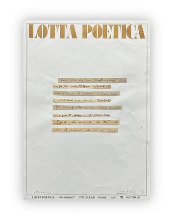 STELIO MARIA MARTINI (1934) - Senza Titolo, 1992