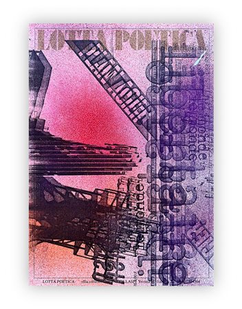 JULIAN BLAINE (1942) - Surimpression au xeros teint 16, 1984