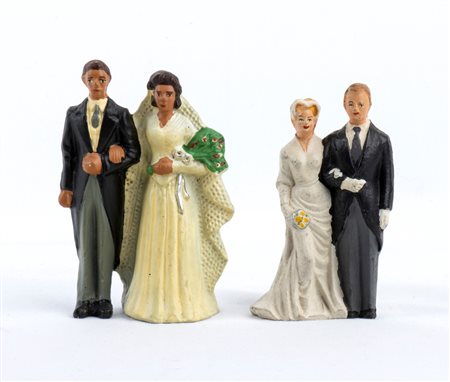  
Collezione figurine, personaggi per matrimonio, comunione 1910-1950
Composizione 