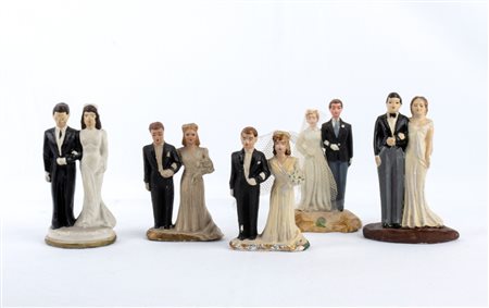  
Collezione figurine, personaggi per matrimonio, comunione 1910-1950
Composizione 