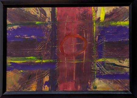 Marcello Lo Giudice, Oman, 2002, olio e polveri su cartoncino, cm 75x110,...