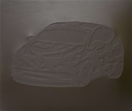 Gianfranco Migliozzi, Clio RS, 2016, estroflessione su tela, cm 90x110