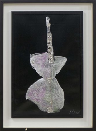 M’ horo, Senza Titolo, anni Duemila, acrilico, tecnica mista e collage con...