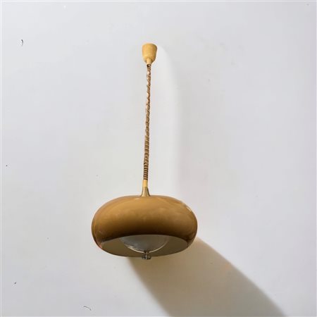  
Lampada a sospensione  manifattura italiana - anni' 70 del XX secolo
 Diametro 40 cm