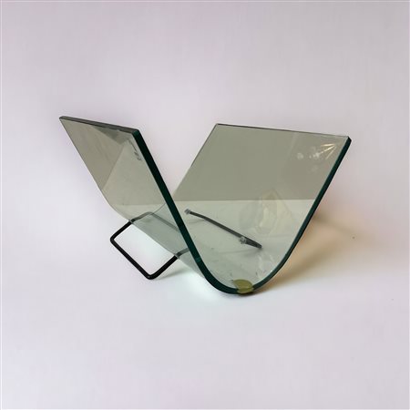  
Fiam - Portariviste in vetro  anni '90 del XX secolo ca. 
vetro temperato 26 x 40 x 40