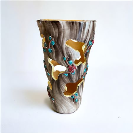  
Ceramiche Rometti - Grande vaso / portaombrelli anni '50 del XX secolo
ceramica H 50 x D 26 cm