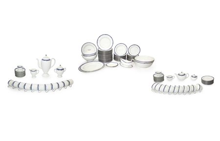 Wedgwood Made in England - Servizio di piatti, servizio da the e servizio da caffè modello Kingsbrid